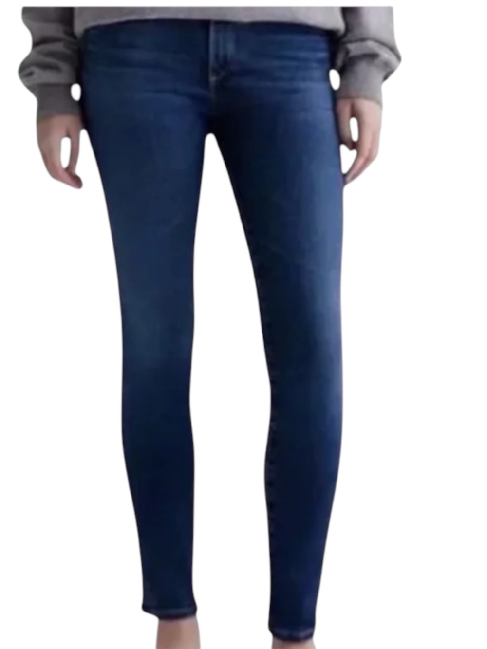 AG Prima Cigarette Ankle Contour 360 Full Motion Denim Jeans Size 22